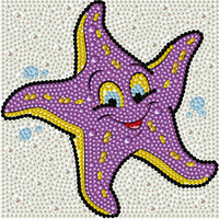 Kits de peinture diamant mosaïque pour enfants de style dessin animé 100% diamants complets cadre respectueux de l'environnement inclus-dessins d'animaux mignons