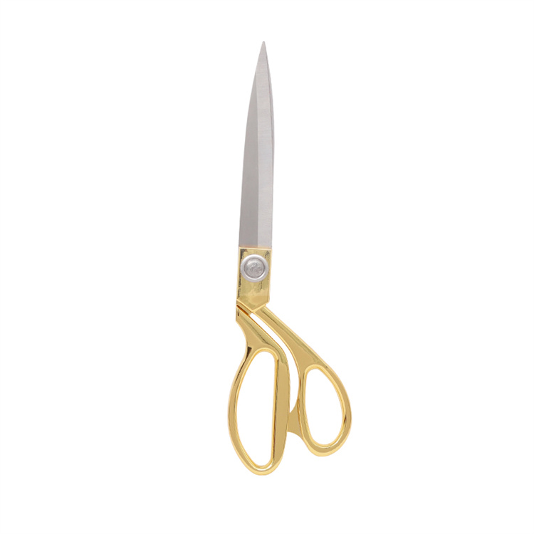 light handle 8 inch Sharp household tailors cut paper cloth  safe and labor saving hand gold scissors tailor shears