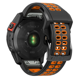 Bracelet en silicone à libération rapide YHQ pour montre connectée <span class=keywords><strong>Garmin</strong></span> 7X 6 6x <span class=keywords><strong>5</strong></span> Plus - Product Image 4