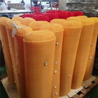 Paniers à fast-food multifonctionnels en plastique PP jaune, écologiques, pour utilisation en restaurant