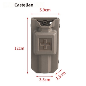 Porte-tourniquet tactique rigide, pochette Molle, étui de rangement médical pour traumatismes, trousse de premiers secours, EMT, IFAK, équipement d'urgence pour l'extérieur - Product Image 2
