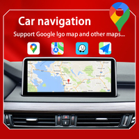 Autoradio GPS Android LELV avec écran IPS 10,25 pouces, résolution 1920x720, CarPlay stéréo, 4 Go/8 Go de RAM pour BMW X5 F15 2014-2017