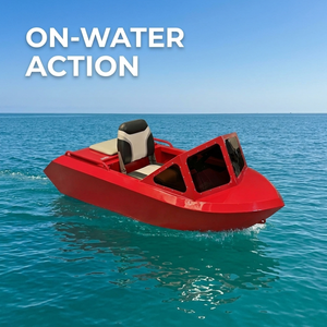 <span class=keywords><strong>Bateau</strong></span> à réaction compact rouge personnalisé en fibre de verre (FRP) pour la vente en gros, avec <span class=keywords><strong>moteur</strong></span> 2 temps, pour ski nautique, mini-<span class=keywords><strong>bateau</strong></span> à <span class=keywords><strong>moteur</strong></span> haute vitesse, Powercraft - Product Image 2
