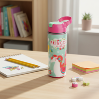 Bouteille isotherme personnalisable à double paroi en PP, type paille, 330 ml, sans BPA, maintien au froid ou au chaud pendant 8 heures, pour la randonnée