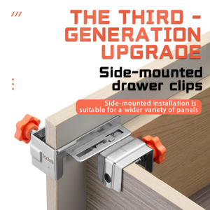 Imbot OEM có thể điều chỉnh thép không gỉ ngăn kéo bảng cài đặt Clip Tủ phần cứng cho ngăn kéo nâng cấp - Product Image 2