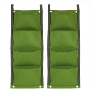Maceta Colgante de Pared Ecológica de Fieltro Negro de 5 Galones para Jardín y Hogar, Bolsa de Cultivo para Plantas Verticales - Product Image 3