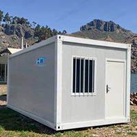 Maison détachable de 20 pieds petite maison préfabriquée modulaire de luxe grande industrie matérielle maison de camping préfabriquée conteneur détachable