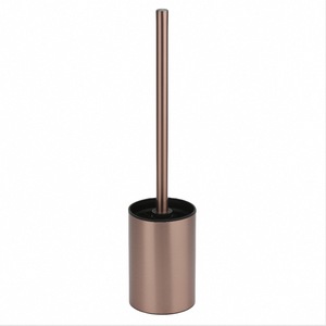 <span class=keywords><strong>Porte</strong></span>-<span class=keywords><strong>brosse</strong></span> de toilette durable en or rose avec poignée en acier inoxydable et <span class=keywords><strong>brosse</strong></span> en nylon pour la salle de bain à domicile - Product Image 1