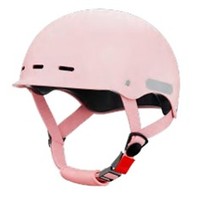 Casque de moto demi-intégral unisexe avec visière en ABS, idéal pour les trajets quotidiens en toutes saisons