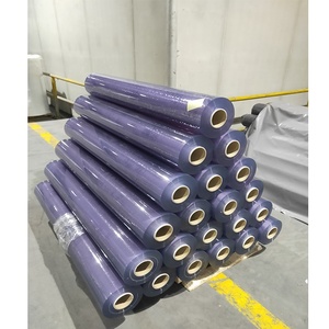 Light Bule Color Super Clear Soft Thick PVC Film Printing Table Cover Foil Sheet Insulation Rolling Plastic Film