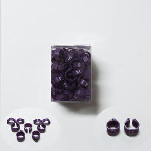 Luxe duivenringen, kleurrijke beenbanden van duurzaam en herbruikbaar plastic, voor alle seizoenen, groothandel duivenartikelen. - Product Image 3