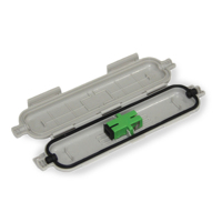 Boîtier de terminaison optique extérieur FTTH 1 entrée 1 sortie avec protection ABS pour câble de branchement et boîte de protection de raccordement