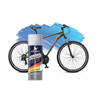 Peinture en aérosol noire Aerosol International pour jantes de moto et de voiture