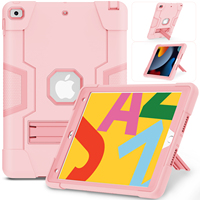 Étui antichoc pour iPad 10.2 7e, 8e et 9e génération avec support pliable, silicone + PC, protection robuste, design fin, OEM ODM