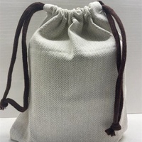 Sac de rangement anti-poussière en tissu de coton à motif personnalisé en forme d'homme avec cordon de serrage et sac à cordon