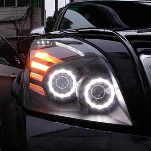 Phares HETOP <span class=keywords><strong>Prado</strong></span> 2003-2008 : Amélioration LED, feux de jour DRL, lentille de signalisation, phares avant modifiés pour <span class=keywords><strong>Toyota</strong></span> - Product Image 2