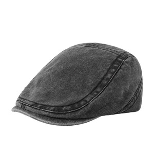 Casquette en Denim lavé de style japonais, noire, respirante, pare-soleil, chapeau de baseball pour hommes et femmes, vêtements d'été en plein air - Product Image 1