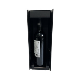 Juego de decantador de vasos de whisky <span class=keywords><strong>negro</strong></span> personalizado, caja de cartón de regalo con tapa magnética con laminación mate en relieve para <span class=keywords><strong>vodka</strong></span> y soda - Product Image 4