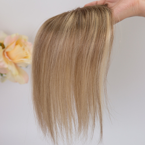 Stok Siap Kirim Rambut Brazil 3*4 100% Density Mono Base Topper Warna Sesuai Pesanan Mono Base Topper 100% Rambut Asli Manusia - Product Image 6