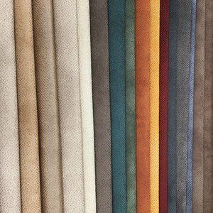 500 gramme polyester mult couleur disponible melita bronzage et impression velours doux tissu d'ameublement - Product Image 1
