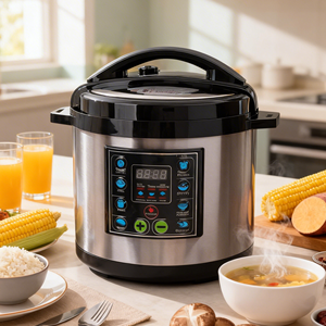 หม้อหุงข้าวไฟฟ้าแบบด่วน 220 โวลต์ จากโรงงานโดยตรง ผลิตภัณฑ์สำหรับใช้ในบ้าน ราคาถูกที่สุด หม้อหุงข้าวไฟฟ้าขนาด 8 ลิตร รุ่นดีลักซ์ KC04028 - Product Image 1