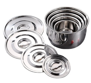 ชุดหม้อสแตนเลส DFD80 3 ชิ้น ชุดอ่างปรุงรส อ่างสลัด อ่างผสม ชุดเครื่องครัว - Product Image 1