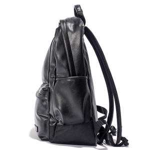 Sac à dos pour homme en cuir PU de style coréen personnalisé, nouveau style, sac à dos décontracté pour l'école, sac à dos de voyage - Product Image 3