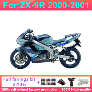 Kit de carénage complet moulé par injection pour moto, compatible avec Zx-9r Zx9r 2000 2001 2002 2003, kits de carénages en plastique pour carrosserie Zx-9r 2000-20 - Product Image 3