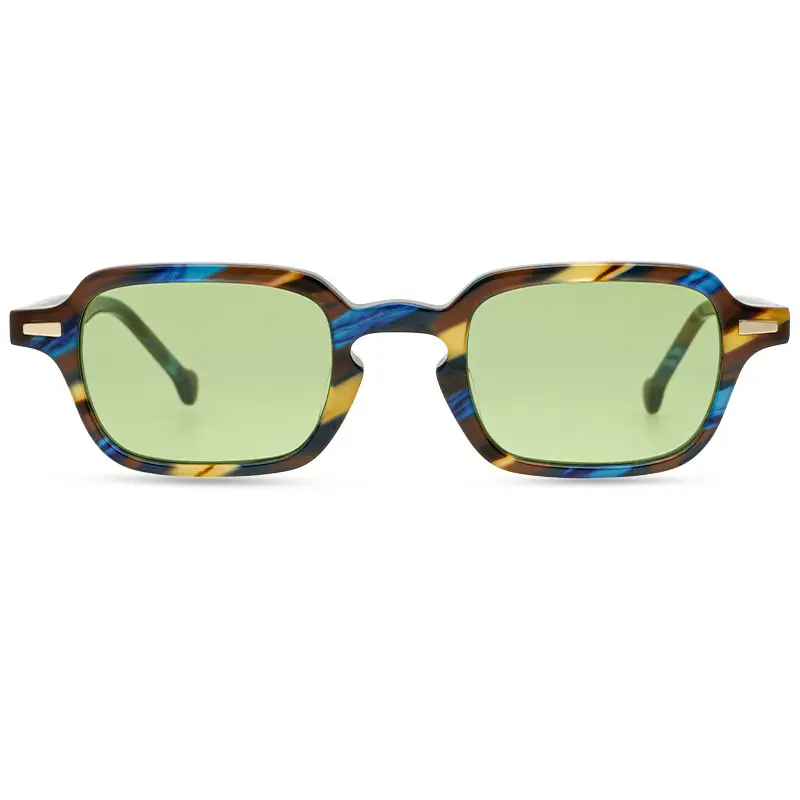 New Retro Versatile Sunshade Classic Small Size Square Sunglasses for Men and Women