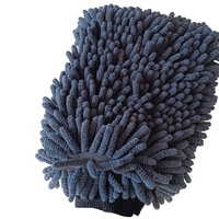 Manoplas de secado rápido para lavado de coches Esun, microfibra superabsorbente para lavado de coches y detalles de color gris