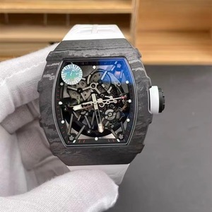 Reloj Mecánico Automático Deportivo de Lujo de Alta Gama, Clásico 3502, de Fibra de Carbono Negra, con Tourbillon, para Hombre - Product Image 2