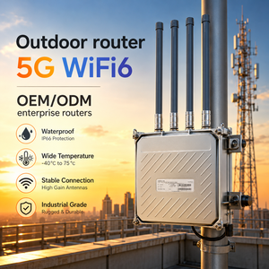 Nuevo Router Wifi 6 de Banda Dual 5G de Largo Alcance Industrial Actualizado, Router Cpe para Exteriores AX3000 con Sim 5G, Compatible con OpenWRT - Product Image 1