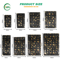 Barquettes à sushi jetables en PET avec couvercles transparents – Contenants alimentaires durables pour sushis à emporter et présentation d'aliments frais