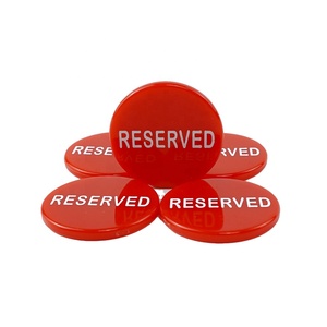 מפעל 30mm קטן גדול עיוור כפתור 2g עגול קזינו שולחן אבזר עבור שבבי פלסטיק - Product Image 6