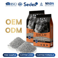 Litière pour chat à agglomération forte en argile bentonite, anti-odeur, haute performance, forte absorption, certifiée ISO, sable pour animaux de compagnie, vente en gros