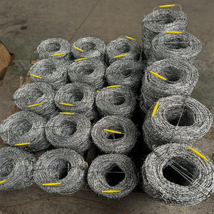 Pagar kawat berduri galvanis, 100m 250m 500m <span class=keywords><strong>1.6mm</strong></span> kawat berduri harga per rol - Product Image 2