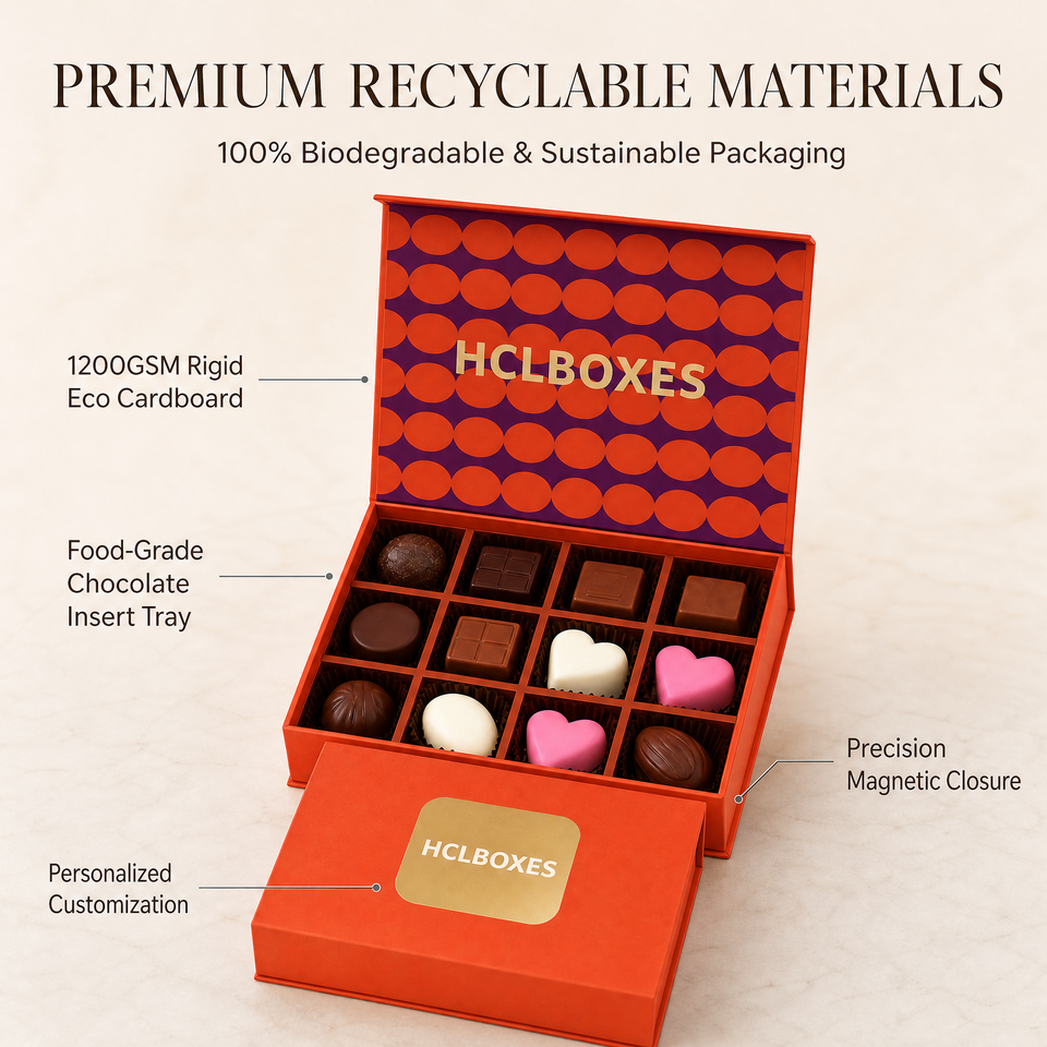 Custom Book Shape Chocolate Box Wholesale 12 Compartment Chocolate ...