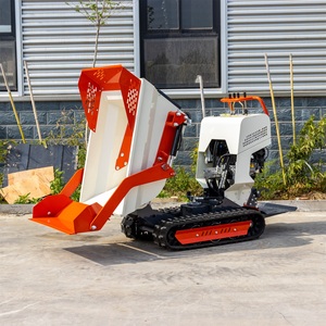 500Kg Wheel Crawler <span class=keywords><strong>Barrow</strong></span> Mini Dumper con motor de gasolina Briggs Stratton - Product Image 1