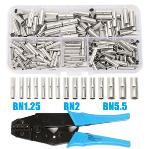 Terminaux à sertir BN, 200 pièces, connecteurs de fils tubulaires avec pince HS40J pour raccordements électriques - Product Image 1
