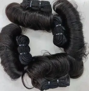 Letsfly廉价新款夏季滚动波浪形巴西人类处女头发编织8英寸短延长免费送货