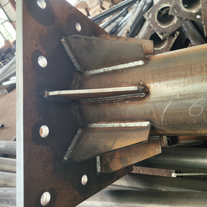 Giá rẻ ánh sáng đường phố cực giá 6M 8M 10m 12M năng lượng mặt trời dẫn ánh sáng đường phố cực mạ kẽm chiếu sáng cực nhà sản xuất - Product Image 4