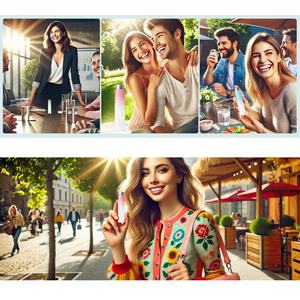 Spray buccal rafraîchissant longue durée Menthe Pêche et Citron pour l'hygiène buccale, élimine la mauvaise haleine et procure une sensation de fraîcheur intense. - Product Image 6