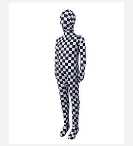 Mono de Mosaico Moderno con Estampado de Cuadrícula para Adultos, Mujer/Hombre, Cobertura Completa, Divertido <span class=keywords><strong>Disfraz</strong></span> de Cosplay, Traje con Patrón de Mosaico Zentai - Product Image 4