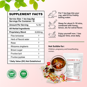 チャイナハーブローズ風味の子宮茶女性の繁殖力がホルモンバランス妊娠を強化OEMカスタマイズ可能なサプリメント女性のお茶 - Product Image 6