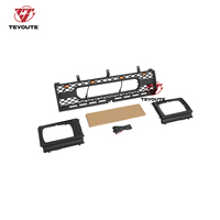 Grille avant noire ABS modifiée et améliorée TEYOUTE avec lumière ambre, compatible avec NISSAN D21 Pickup 1990-1992