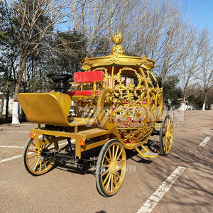 Customizable Hot Sale Electric Wedding Horseless Carriage Cinderella Pumpkin Wedding Horse Carriage <b>Buggy</b> On sale - Product Image 2