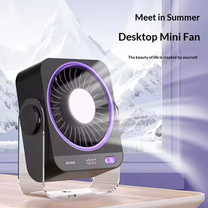 Ventilateur de refroidissement semi-conducteur portable USB rechargeable 5 vitesses à commande tactile pour extérieur, idéal pour climatisation et rafraîchissement (26 ans) - Product Image 3