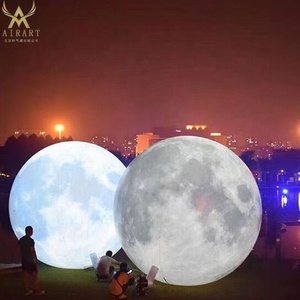 Đèn trang trí hình trăng khuyết bơm hơi cho sân vườn, dùng làm vật trang trí lễ hội - Product Image 1