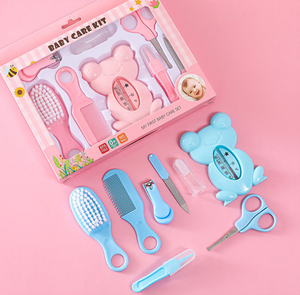 Juego de regalo de ducha de <span class=keywords><strong>baño</strong></span> de bebé neutral de 8 piezas <span class=keywords><strong>Kit</strong></span> de cuidado de recién <span class=keywords><strong>nacido</strong></span> esencial - Product Image 1