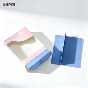 Boîte d'emballage cosmétique de luxe rose sur mesure avec insert, boîte de <span class=keywords><strong>maquillage</strong></span> avec fenêtre - Product Image 3